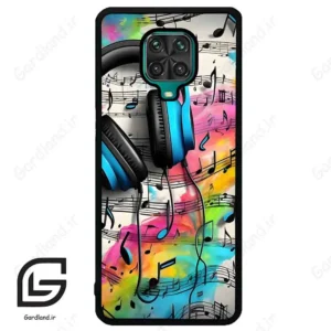 قاب گوشی شیائومی ردمی نوت 9S / 9 Pro (Redmi Note 9S / 9 Pro ) طرح موسیقی کد 2482