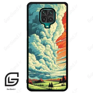 قاب گوشی شیائومی ردمی نوت 9S / 9 Pro (Redmi Note 9S / 9 Pro ) طرح ابرنگی کد 2491