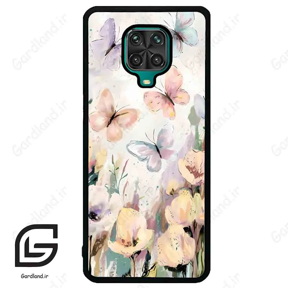 قاب گوشی شیائومی ردمی نوت 9S / 9 Pro (Redmi Note 9S / 9 Pro ) طرح پروانه کد 2803