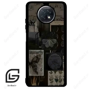 قاب گوشی شیائومی ردمی نوت 9 تی (Redmi Note 9T (Note 9 5g) ) طرح پروانه کد 2096