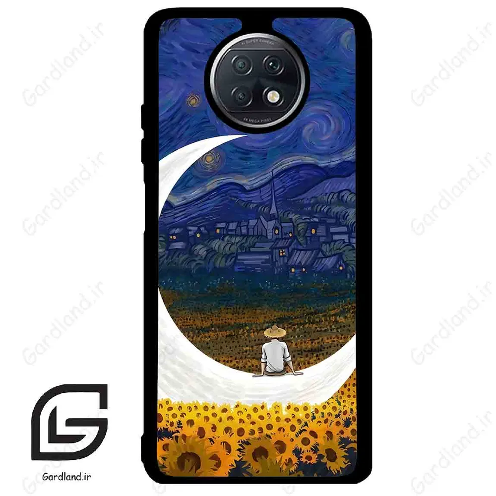 قاب گوشی شیائومی ردمی نوت 9 تی (Redmi Note 9T (Note 9 5g) ) طرح ماه کد 2125