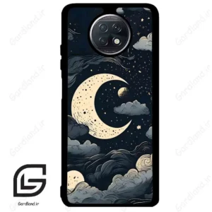قاب گوشی شیائومی ردمی نوت 9 تی (Redmi Note 9T (Note 9 5g) ) طرح ماه کد 2173