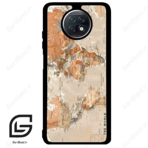 قاب گوشی شیائومی ردمی نوت 9 تی (Redmi Note 9T (Note 9 5g) ) طرح نقشه کد 2187
