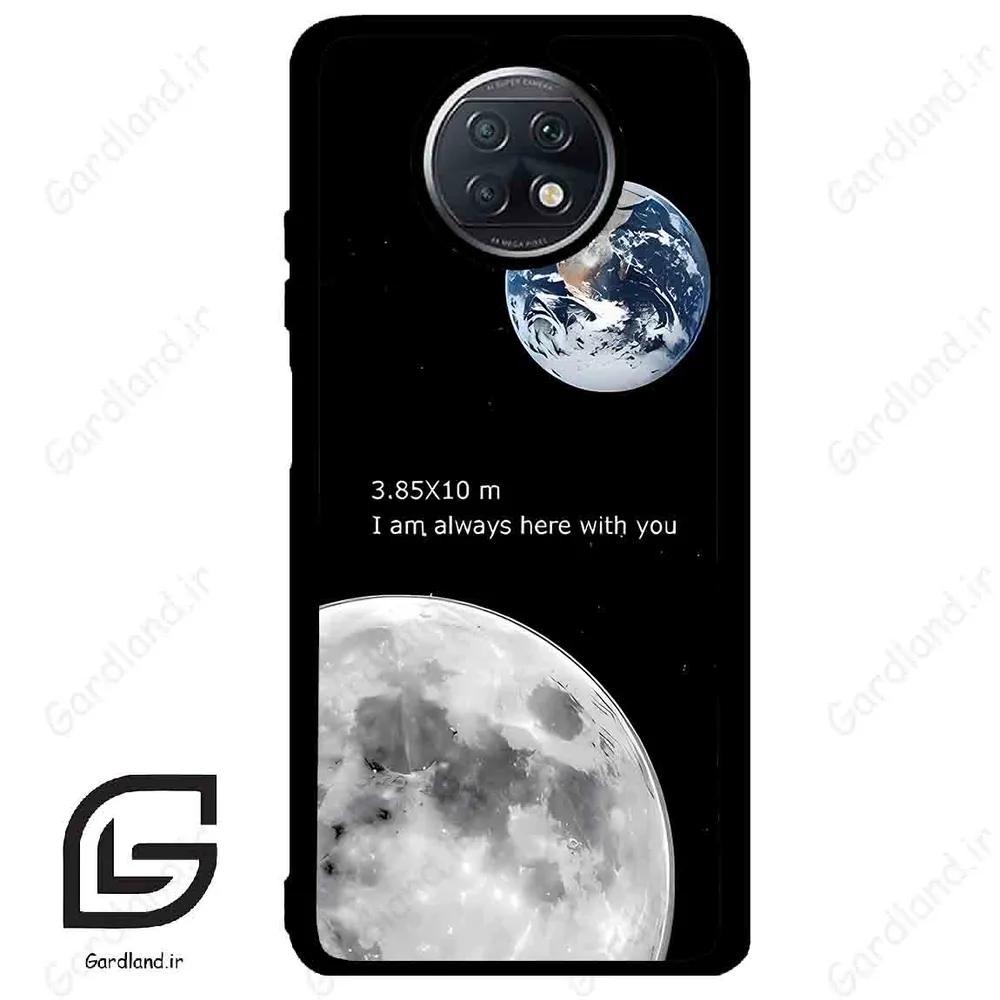 قاب گوشی شیائومی ردمی نوت 9 تی (Redmi Note 9T (Note 9 5g) ) طرح ماه کد 2190