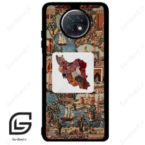 قاب گوشی شیائومی ردمی نوت 9 تی (Redmi Note 9T (Note 9 5g) ) طرح نقشه ایران کد 2287