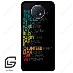 قاب گوشی شیائومی ردمی نوت 9 تی (Redmi Note 9T (Note 9 5g) ) طرح متن کد 2332
