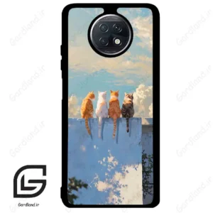 قاب گوشی شیائومی ردمی نوت 9 تی (Redmi Note 9T (Note 9 5g) ) طرح گربه کد 2367
