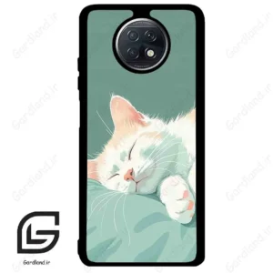 قاب گوشی شیائومی ردمی نوت 9 تی (Redmi Note 9T (Note 9 5g) ) طرح گربه کد 2403