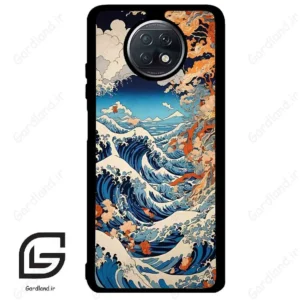 قاب گوشی شیائومی ردمی نوت 9 تی (Redmi Note 9T (Note 9 5g) ) طرح موج کد 2418