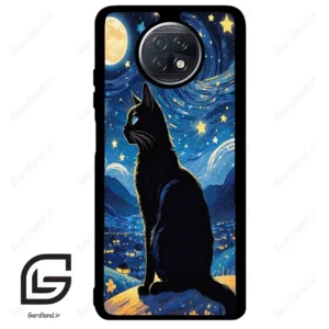 قاب گوشی شیائومی ردمی نوت 9 تی (Redmi Note 9T (Note 9 5g) ) طرح گربه کد 2438