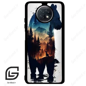 قاب گوشی شیائومی ردمی نوت 9 تی (Redmi Note 9T (Note 9 5g) ) طرح خرس کد 2449