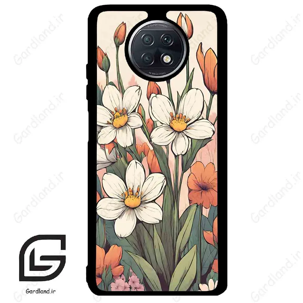 قاب گوشی شیائومی ردمی نوت 9 تی (Redmi Note 9T (Note 9 5g) ) طرح گل کد 2475