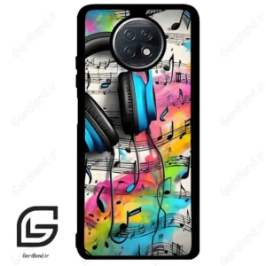 قاب گوشی شیائومی ردمی نوت 9 تی (Redmi Note 9T (Note 9 5g) ) طرح موسیقی کد 2482