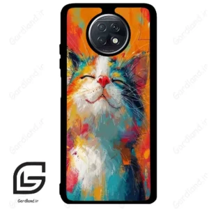 قاب گوشی شیائومی ردمی نوت 9 تی (Redmi Note 9T (Note 9 5g) ) طرح گربه کد 2489
