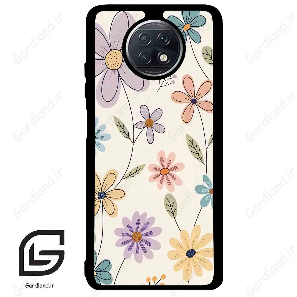 قاب گوشی شیائومی ردمی نوت 9 تی (Redmi Note 9T (Note 9 5g) ) طرح گل کد 2587