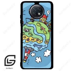 قاب گوشی شیائومی ردمی نوت 9 تی (Redmi Note 9T (Note 9 5g) ) طرح کودکانه کد 2599
