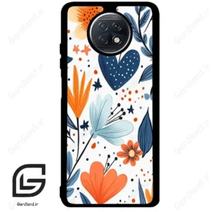 قاب گوشی شیائومی ردمی نوت 9 تی (Redmi Note 9T (Note 9 5g) ) طرح گل کد 2686