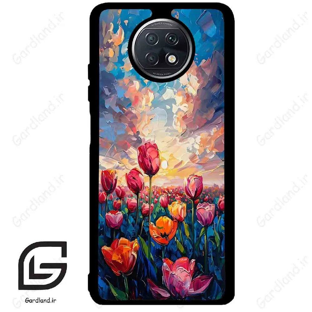 قاب گوشی شیائومی ردمی نوت 9 تی (Redmi Note 9T (Note 9 5g) ) طرح گل کد 2687