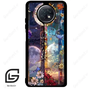 قاب گوشی شیائومی ردمی نوت 9 تی (Redmi Note 9T (Note 9 5g) ) طرح ماه کد 2695