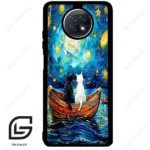 قاب گوشی شیائومی ردمی نوت 9 تی (Redmi Note 9T (Note 9 5g) ) طرح گربه کد 2727