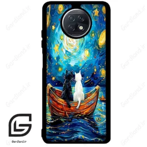 قاب گوشی شیائومی ردمی نوت 9 تی (Redmi Note 9T (Note 9 5g) ) طرح گربه کد 2727