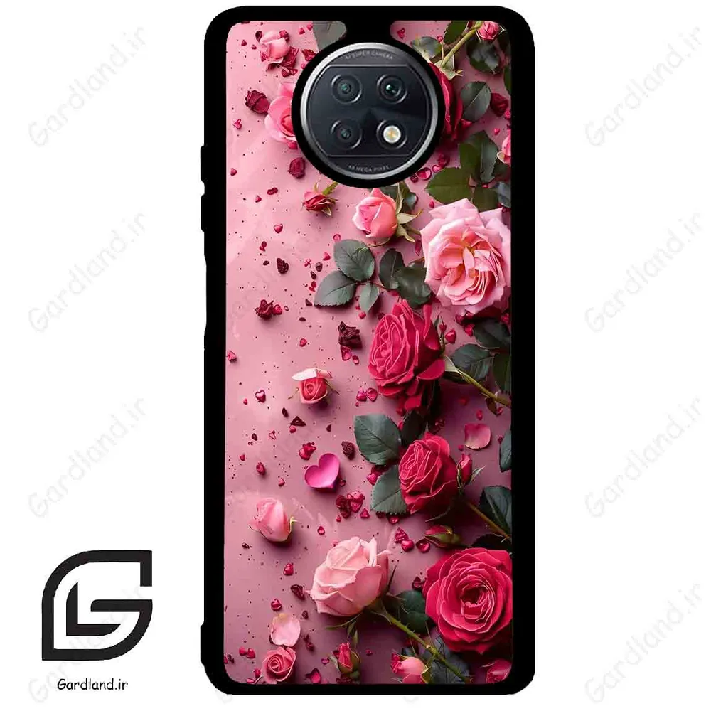 قاب گوشی شیائومی ردمی نوت 9 تی (Redmi Note 9T (Note 9 5g) ) طرح رز کد 2744