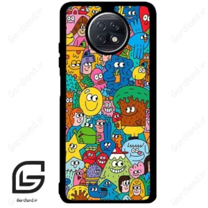 قاب گوشی شیائومی ردمی نوت 9 تی (Redmi Note 9T (Note 9 5g) ) طرح شخصیت کد 2856