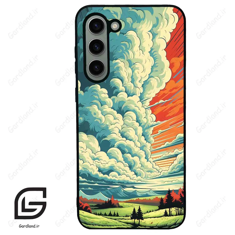 قاب گوشی سامسونگ اس 23 پلاس (Galaxy S23 Plus ) طرح ابرنگی کد 2491