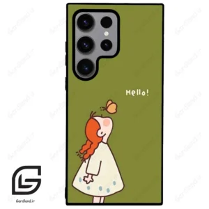 قاب گوشی سامسونگ اس 23 اولترا (Galaxy S23 Ultra ) طرح دخترانه کد 2044