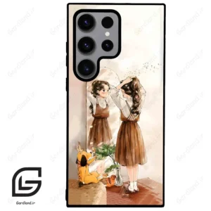 قاب گوشی سامسونگ اس 23 اولترا (Galaxy S23 Ultra ) طرح دخترانه کد 2078