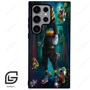 قاب گوشی سامسونگ اس 23 اولترا (Galaxy S23 Ultra ) طرح مکعب کد 2229