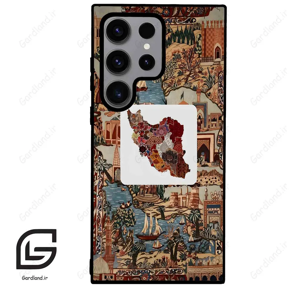 قاب گوشی سامسونگ اس 23 اولترا (Galaxy S23 Ultra ) طرح نقشه ایران کد 2287