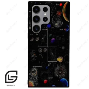 قاب گوشی سامسونگ اس 23 اولترا (Galaxy S23 Ultra ) طرح فضانورد کد 2308