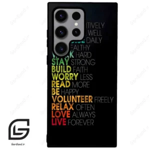 قاب گوشی سامسونگ اس 23 اولترا (Galaxy S23 Ultra ) طرح متن کد 2332