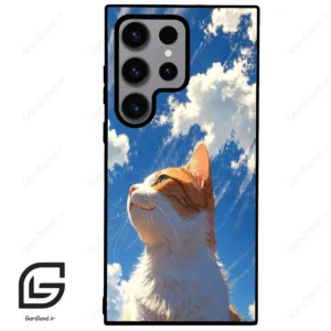 قاب گوشی سامسونگ اس 23 اولترا (Galaxy S23 Ultra ) طرح گربه کد 2366