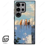 قاب گوشی سامسونگ اس 23 اولترا (Galaxy S23 Ultra ) طرح گربه کد 2367