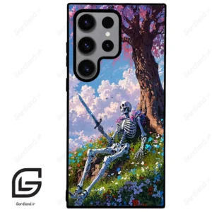 قاب گوشی سامسونگ اس 23 اولترا (Galaxy S23 Ultra ) طرح اسکلت کد 2372