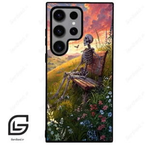 قاب گوشی سامسونگ اس 23 اولترا (Galaxy S23 Ultra ) طرح اسکلت کد 2374