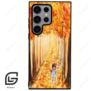 قاب گوشی سامسونگ اس 23 اولترا (Galaxy S23 Ultra ) طرح پاییزی کد 2386
