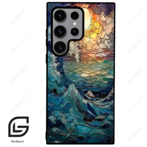قاب گوشی سامسونگ اس 23 اولترا (Galaxy S23 Ultra ) طرح موج کد 2413