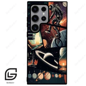 قاب گوشی سامسونگ اس 23 اولترا (Galaxy S23 Ultra ) طرح فضانورد کد 2415