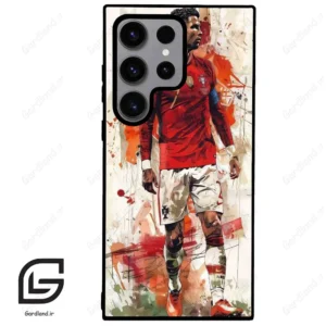 قاب گوشی سامسونگ اس 23 اولترا (Galaxy S23 Ultra ) طرح رونالدو کد 2419