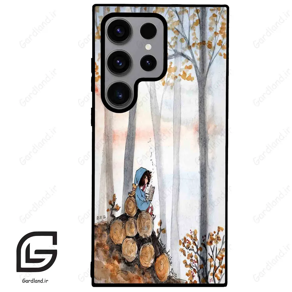 قاب گوشی سامسونگ اس 23 اولترا (Galaxy S23 Ultra ) طرح دخترانه کد 2420