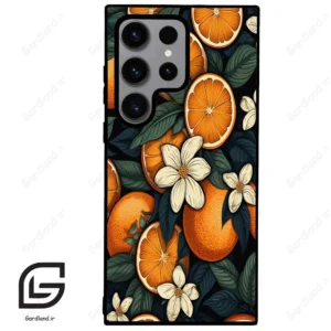 قاب گوشی سامسونگ اس 23 اولترا (Galaxy S23 Ultra ) طرح پرتقالی کد 2423
