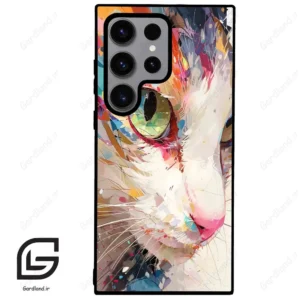 قاب گوشی سامسونگ اس 23 اولترا (Galaxy S23 Ultra ) طرح گربه کد 2437