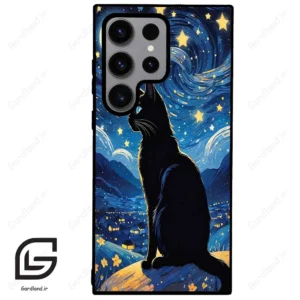 قاب گوشی سامسونگ اس 23 اولترا (Galaxy S23 Ultra ) طرح گربه کد 2438