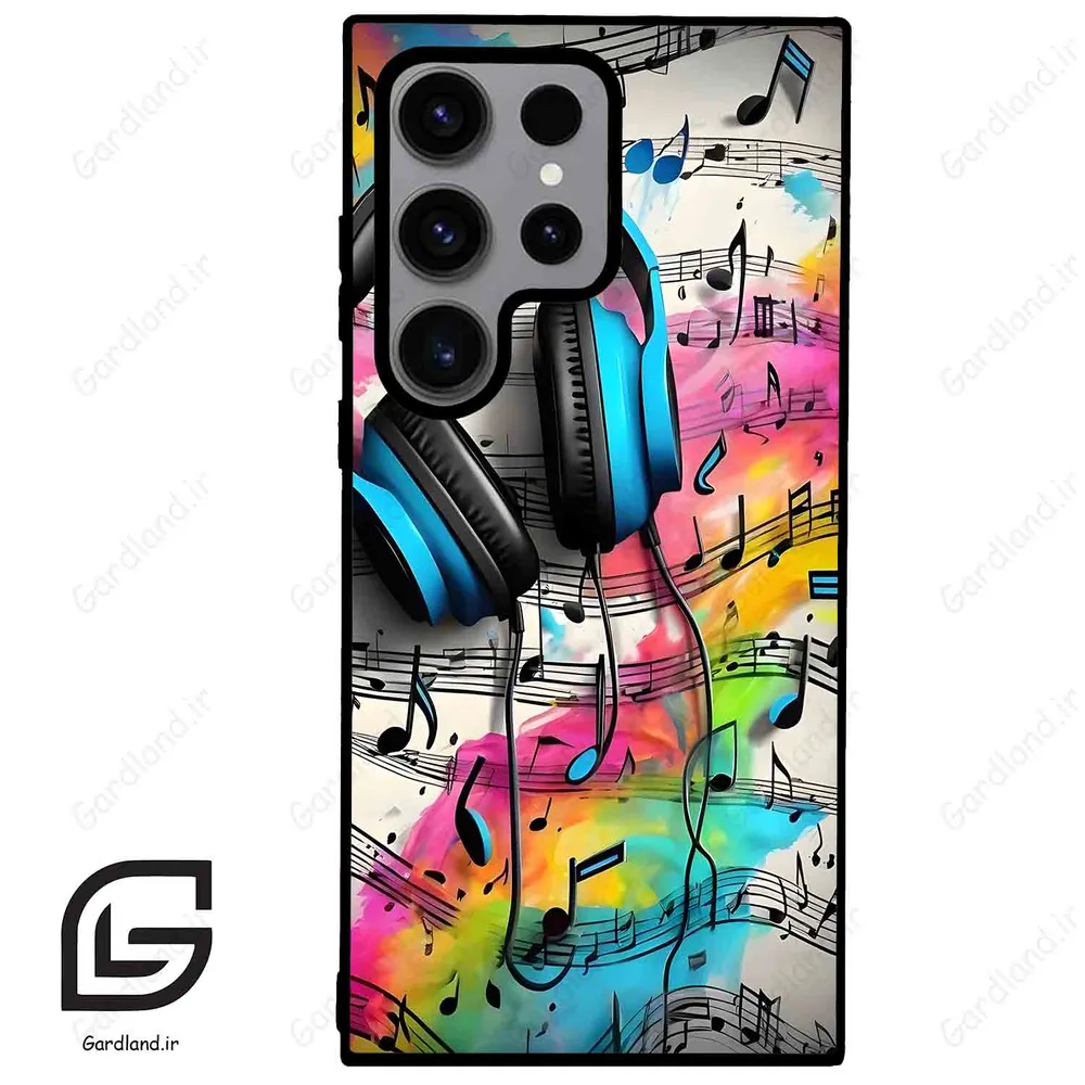 قاب گوشی سامسونگ اس 23 اولترا (Galaxy S23 Ultra ) طرح موسیقی کد 2482