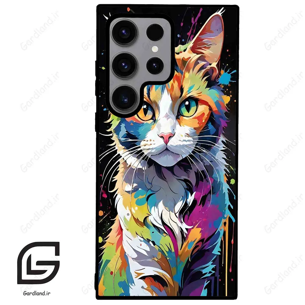 قاب گوشی سامسونگ اس 23 اولترا (Galaxy S23 Ultra ) طرح گربه کد 2483