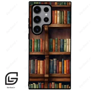 قاب گوشی سامسونگ اس 23 اولترا (Galaxy S23 Ultra ) طرح کتابخانه کد 2527