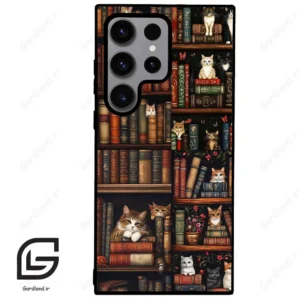 قاب گوشی سامسونگ اس 23 اولترا (Galaxy S23 Ultra ) طرح کتابخانه کد 2532